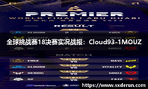 全球挑战赛18决赛实况战报：Cloud93-1MOUZ